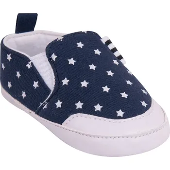 Capáčky YO capáčky - kojenecké botičky s hvězdičkami barva: tmavě modrá, velikost: 6-12m