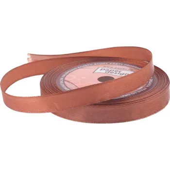Stuha Stuha saténová 12mm/32m brown (hnědá)