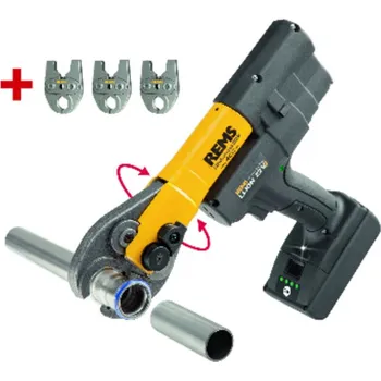 Závitořezný nástroj REMS Mini-Press 22V ACC Basic Pack\P L-Boxx Akumulátorový radiální lis, 578007 R22