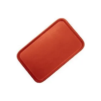 Podnos protiskluzový 28x20cm červený