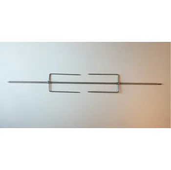 Grilovací jehla nerezová ocel 1000mm/10mm/8x8mm - drůbež, kýta (Marcel Teplý)