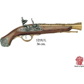 Replika zbraně Denix | Mušketová pistole, mosaz
