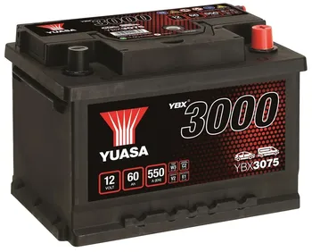 Autobaterie Yuasa YBX3075 12V 60Ah 550A