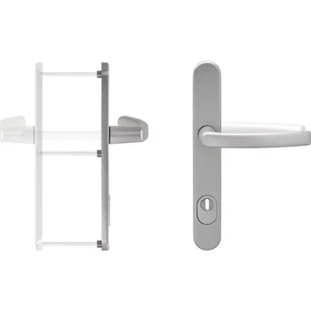 Dveřní kování Klika venkovní BLAUGELB DGT35 PZ92, ZA, nerez matná