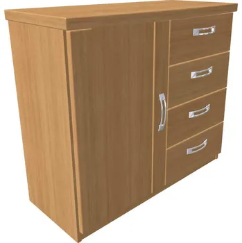 Komoda Komoda JELÍNEK MICHAELA N2DZ Buk, White