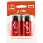 Baterie Jupio D 10000mAh (velké monočlánky) 2ks, dobíjecí