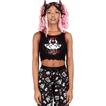 Dámské pyžamo tílko dámské (pyžamo) KILLSTAR - See U In Hell - KSRA003171