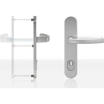 Dveřní kování Klika venkovní BLAUGELB DGT50 PZ92 ZA ES1, F4 bronz