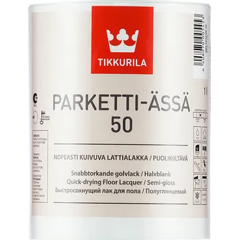 Lak na dřevo Tikkurila PARKETTI-ÄSSÄ SEMI-GLOSS 5 L