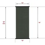 Vágner Pool Solární kolektor SC 1,2 m x 3,0 m -- plocha 3,6 m2