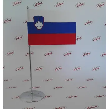 Vlajka Slovinsko, vlaječka na stojánek