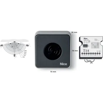 Pohon brány ETWI - rozhraní mezi Nice 433,92 a přístupovým systémem Wiegand