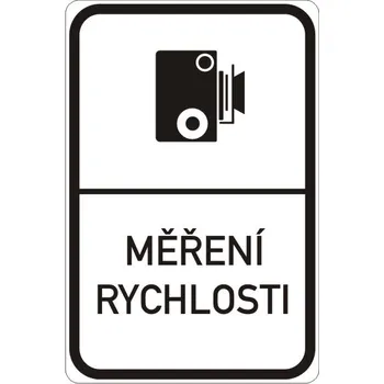 Dopravní značka Dopravní značka IP31a Měření rychlosti Rozměr: 750x1000 mm