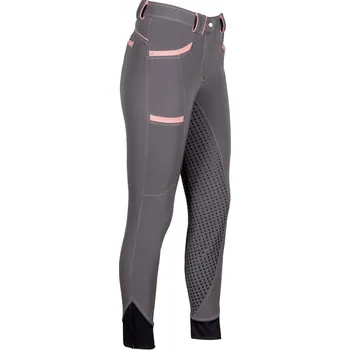 Jezdecké kalhoty USG Rajtky Ida Smart USG, s gripem, dámské, anthracite/rose 32