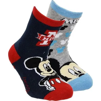 Modro-šedá sada ponožek Mickey Velikost: 31/34