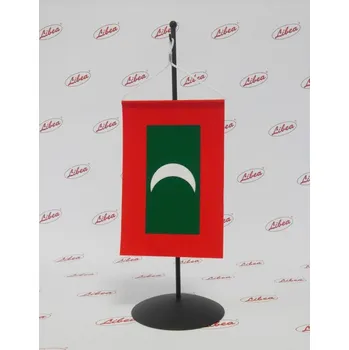 Vlajka Maledivy, vlaječka na stojánek