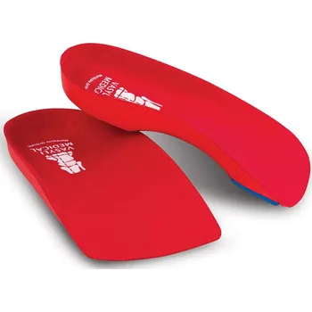 Vložka do bot Vasyli Medical Ortopedické vložky VASYLI CUSTOM 3/4 délka - Červená Velikost: SK