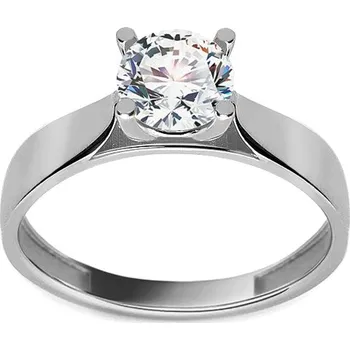 Šperk Zásnubní prsten se zirkonem Roux z bílého zlata IZ11278A + dárkové balení LUXUS zdarma