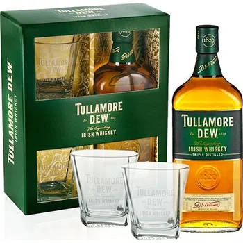 Whisky Tullamore Dew + 2x sklo 0,7 l