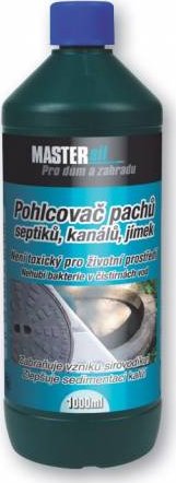 Pohlcovač pachů septiků, kanálů, jímek - velmi účinný EKO - BIO - NENÍ TOXICKÝ PRO ŽIVOTNÍ PROSTŘEDÍ - NEHUBÍ BAKTERIE V ČISTÍRNÁCH VOD - RYCHLÝ ÚČINEK DO 24HOD