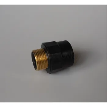 Fitinka HP trend PE 80 přechodka vnější varná, závit MOSAZ Redukce: 25 x 3/4”