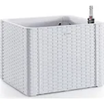 Truhlík na květiny NATURAL DELUXE 43 bílá Bílá