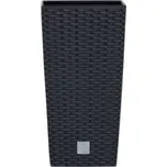 Květináč RATO SQUARE s vkladem 26,5 cm antracit