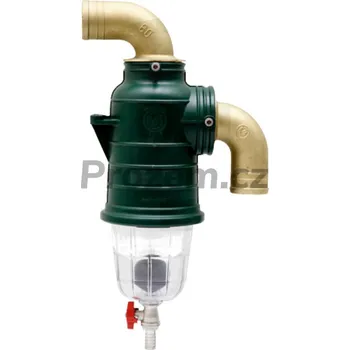 Sifon MZ Sifon s přípojem 90° o průměru 60 mm, 0241 (24 C), sifonový plovákový oddělovač pro fekální vozy, s 3/4" mosazným vypouštěcím kohoutem