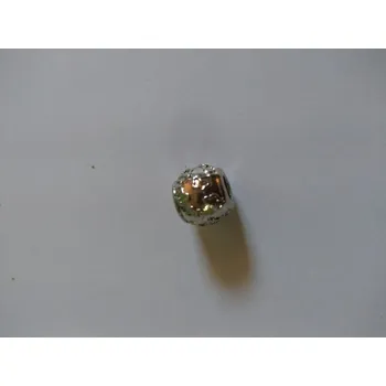 Přívěsek kovový korálek na náramek soudečky a ovály s motýlky