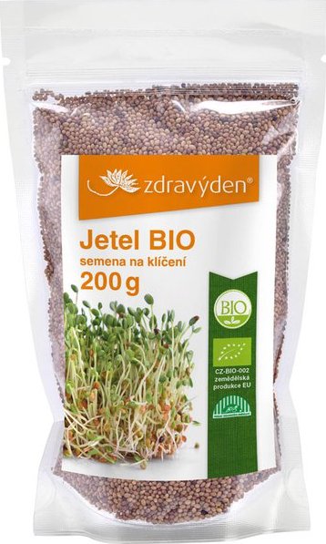 Zdravý den Jetel BIO semena na klíčení 200 g od 89 Kč - Zbozi.cz
