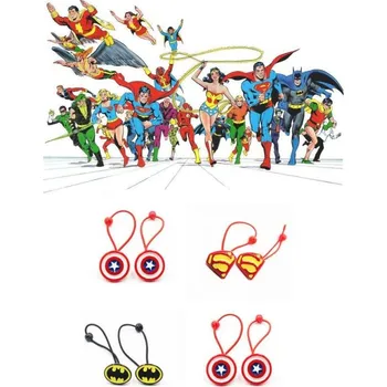 Seriál Superhrdinové gumička do vlasů dětská 1ks Superman