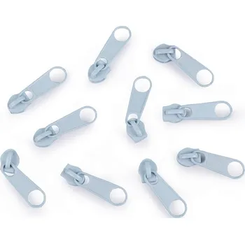 Zip Jezdec ke spirálovým metrážovým zipům 3 mm - různé barvy Jezdec ke spirálovým zipům 3 mm: 183 Světle modrá