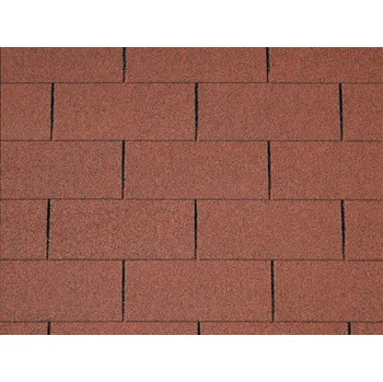 asfaltová šindel Playground System Střešní krytina šindel STANDARD 12m2 červený