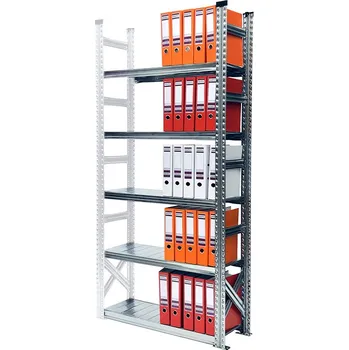 Dílenský regál Wexta Archivní regál na šanony, 1972x1500x320 mm, 5 polic, přídavný