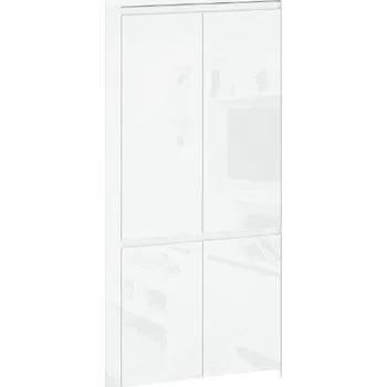 Dětská skříň LINGO šatní skříň 4d bílý lesk