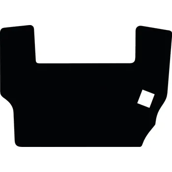 Koberec GRANIT koberec do traktoru Case IH 5120, 5130, 5140, 5150 (1988-1996), černá semišová rohožka do traktoru, rohož do traktoru