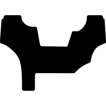 Koberec GRANIT koberec do traktoru Massey Ferguson MF 4707 (od 2007), rohožka do traktoru velur černá, rohož do traktoru