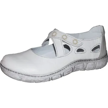 Dámské lodičky Kacper dámská obuv 2-0220 Barva: bílá, Velikost: 37, Šíře podešve: H