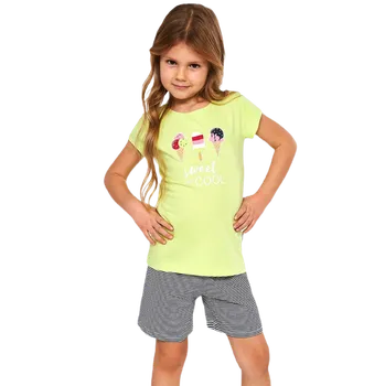 Dívčí pyžamo Dívčí pyžamo Cornette 787/91 Cool 2 98/104 Žlutá