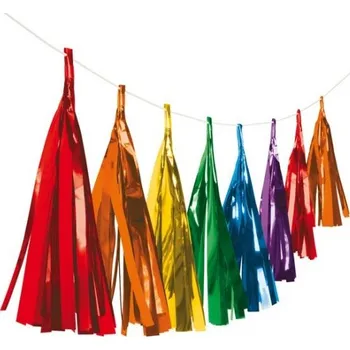 Závěsné střapce 3 m mix barev -