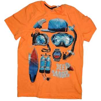 Chlapecké tričko Chlapecké tričko s věcmi na potápění. 158 – 164