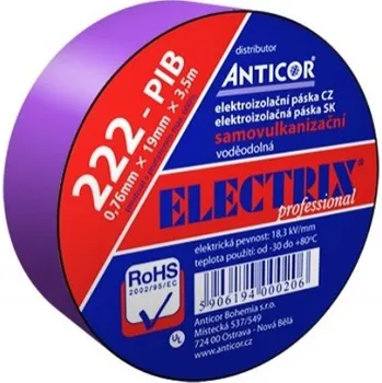 Izolační páska Páska samovulkanizační 25x7,5 ANTICOR 223-PIB