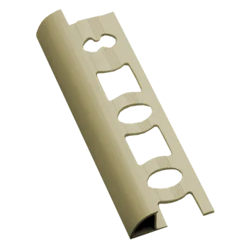 Stavební profil Lišta ukončovací 8mm jasmín