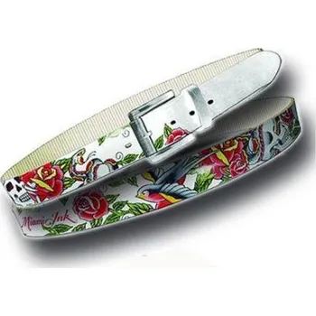 Miami Ink opasek Full Printed White Velikost M