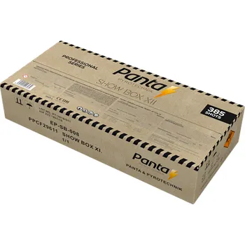 Zábavní pyrotechnika Kompaktní ohňostroj SHOW BOX XII. 385 ran / 20 mm