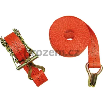 Upínací popruh Upínací pás s ráčnou a hákem 600/3.5cm, 1000daN