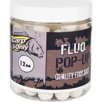 Boilies Carp Only Fluo Pop Up Boilie 80 g 12 mm-White