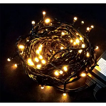 Vánoční dekorace Vánoční řetěz MagicHome Orion, 10m, 100 x LED žlutá 8 funkcí