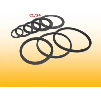 Těsnění ploché 49x36 mm - umývadl. sifon - starší typ SAM Myjava - C1/24