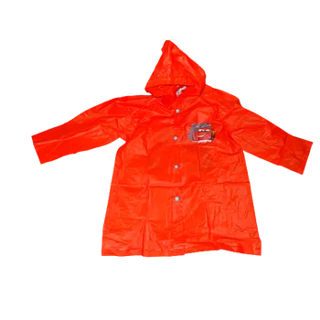 Pláštěnka Chlapecká červená pláštěnka s autem Cars. 128 - 140